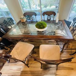 Heavy Dining Room Table And Chairs 