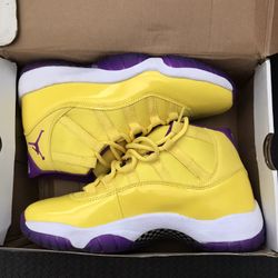 Lakers 11’s Custom Brand  New 