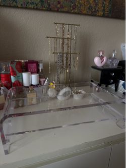 Clear Acrylic Laptop Stand