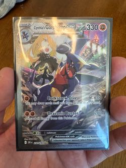 Cynthia’s Garchamp Pokemon card