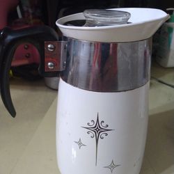 Vintage Corning Ware 6 Cup Percolator Stove Top Coffee Pot Starburst Design  for Sale in Miami, FL - OfferUp