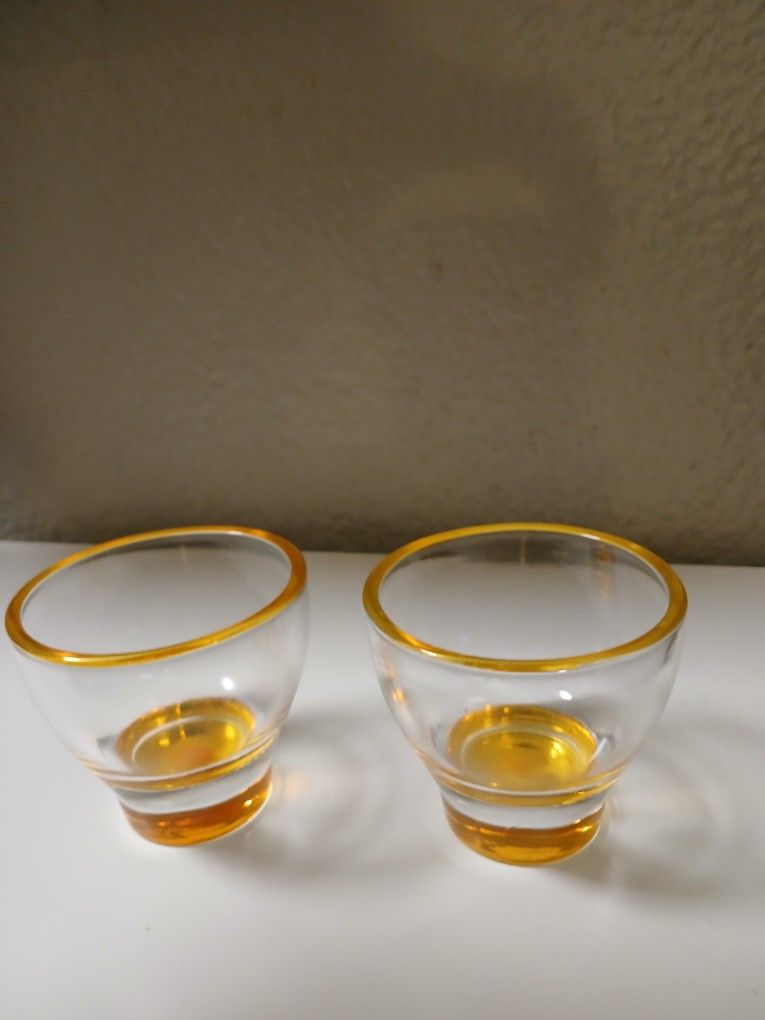 2 Orange Hue Glasses