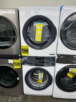 Brand new Electrolux 4.4 cu. ft. Stacked Washer and 8.0 cu. ft. Gas Dryer Laundry Tower in White with LuxCare Wash, Energy Star