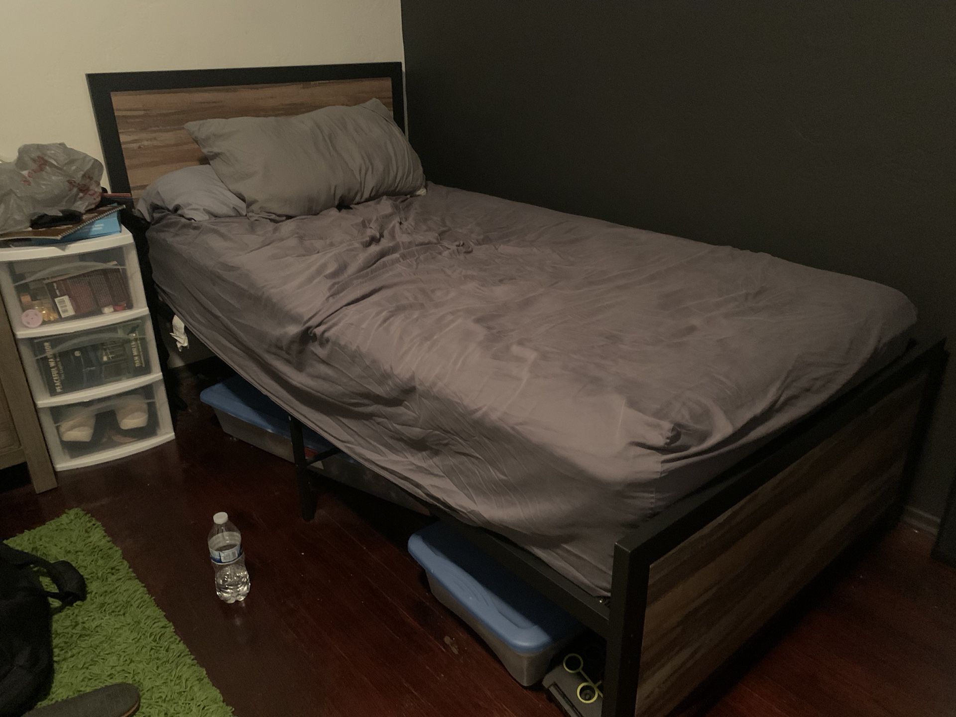 Twin Frame & Mattress