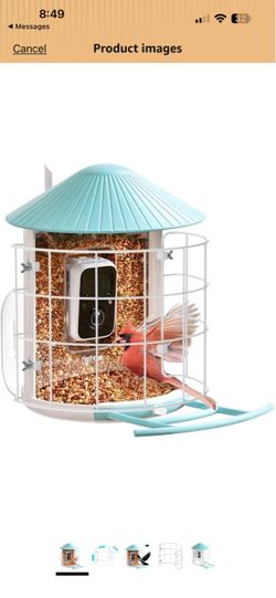 Shield only , Keep Out Birds' Predators, Must-Have Feeder Accessories - Only Work with NETVUE Birdfy Bird Feeder 1