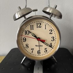 Vintage Westclox |Dual /Twin Bell Top|Alarm Clock|Working|Analog Wind Up|Peg Leg