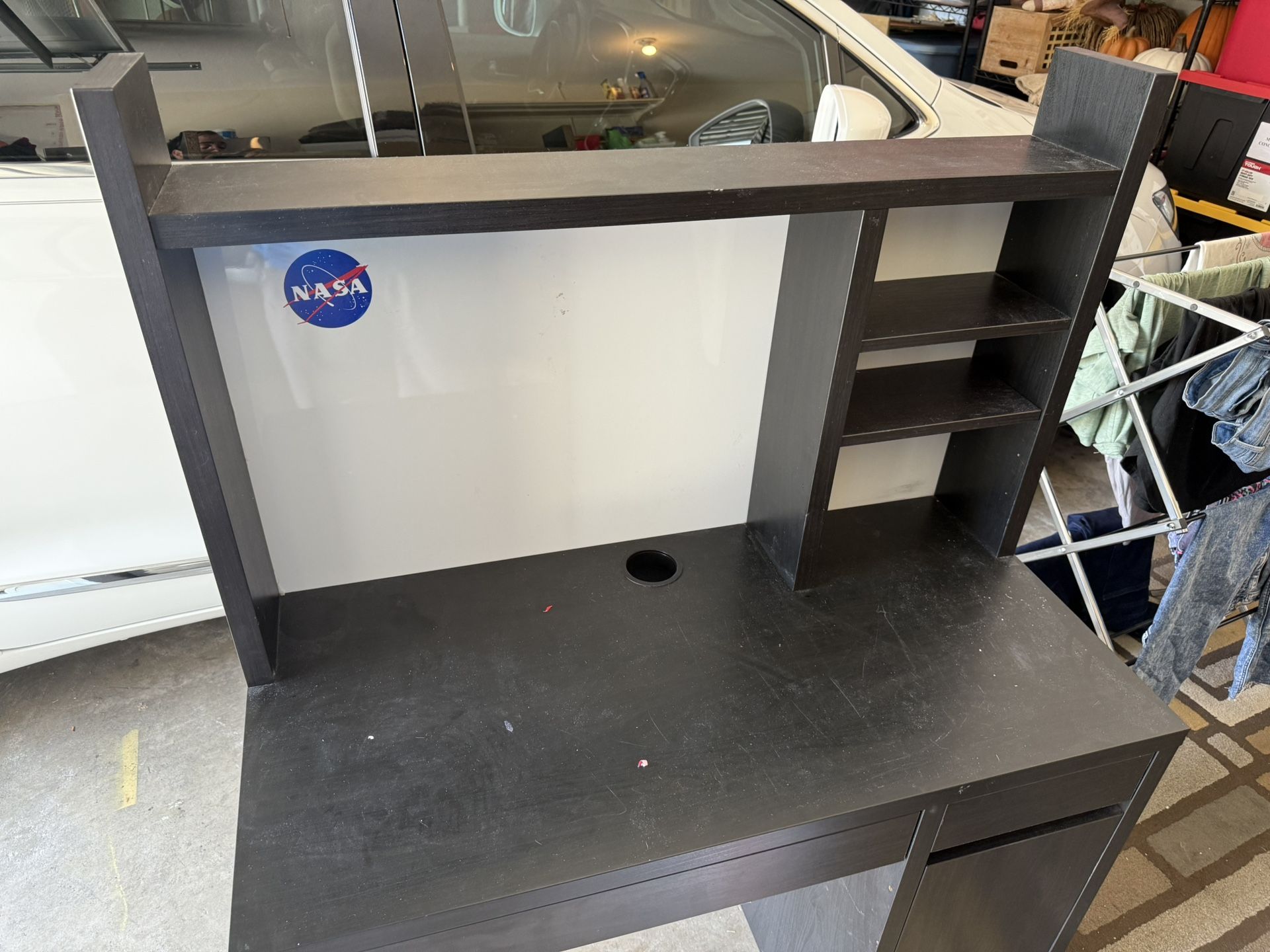 IKEA Office Desk With Magnetic White Board
