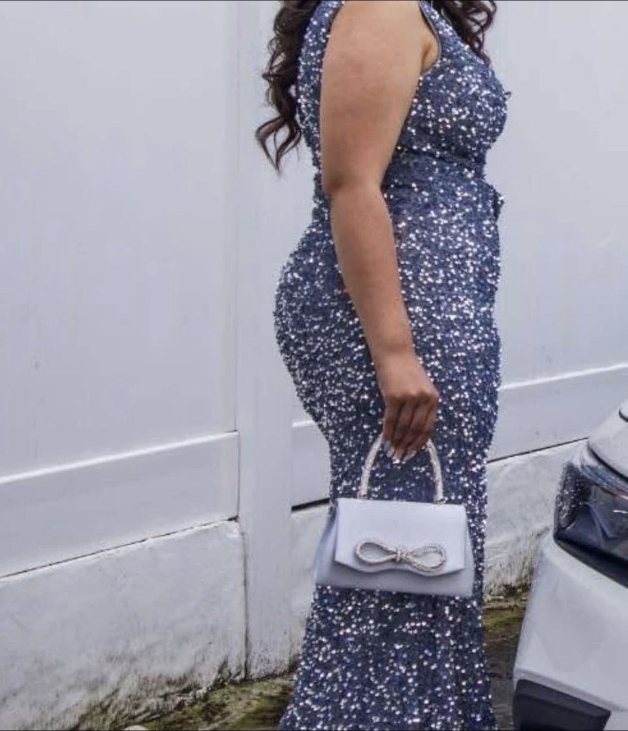 Prom dress { L } & handbag 👜