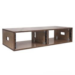 2 X 4U (4-SPACE) DOUBLE BAY STUDIO EQUIPMENT RACK 
