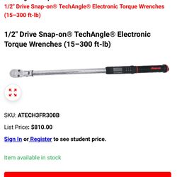 Snap On Digital Torque Wrench 