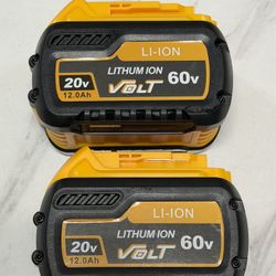 2Pack Upgraded 9.0Ah Battery DCB609 Replacement for DEWALT 20V/60V 120V MAX XR Lithium-Ion Battery DCB606 DCB609 DCB612 DCB203 DCB204 Power Tool. 