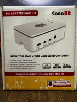 CanaKit Raspberry Pi4 starter max kit 4GB