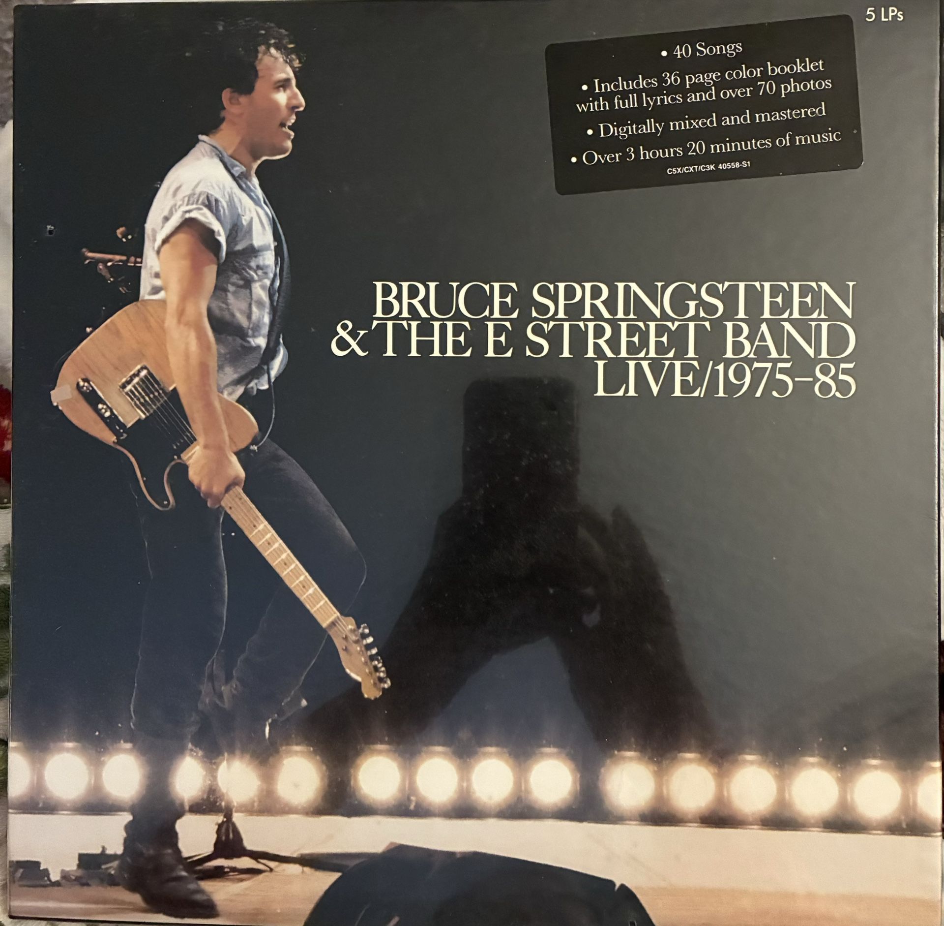 New Bruce Springsteen 5-Album, Original Shrink-wrap