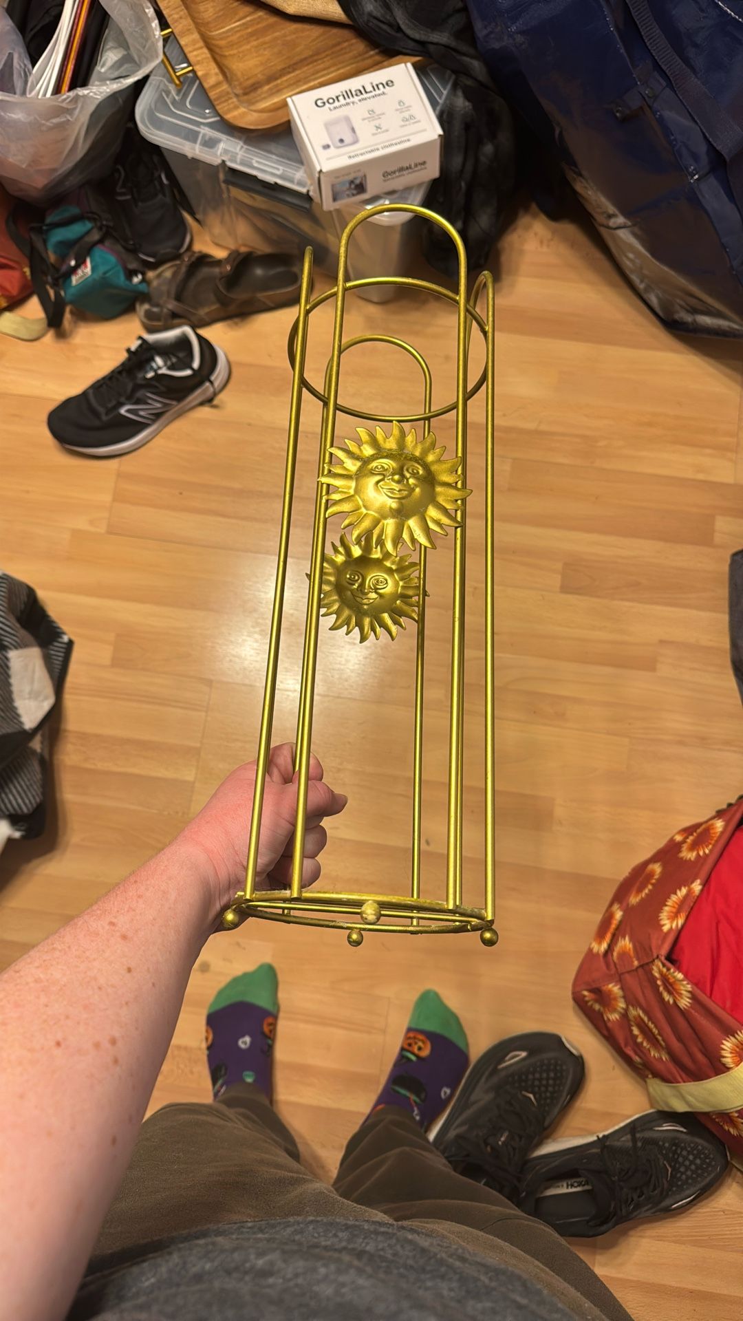 Vintage Gold Celestial TP holder