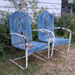 Chippy Steel Chairs 