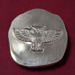 silver .999 Hayleybug 5ozs. owl