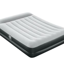 Bestway 16" Queen Size Air Mattress With Built In Pump 