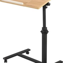 Rolling, Adjustable Height/Angle Laptop Stand
