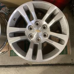 OEM 2016 Chevy Wheels 18”  