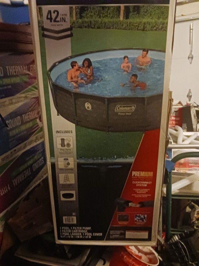 Coleman Swimming Pool 18 Ft By 42 In New And Box
