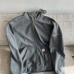 Exclusive Carhartt x Don Julio Gray Zip Up Hoodie Size XL