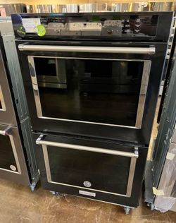 30 inch wide double wall oven KitchenAid Black color