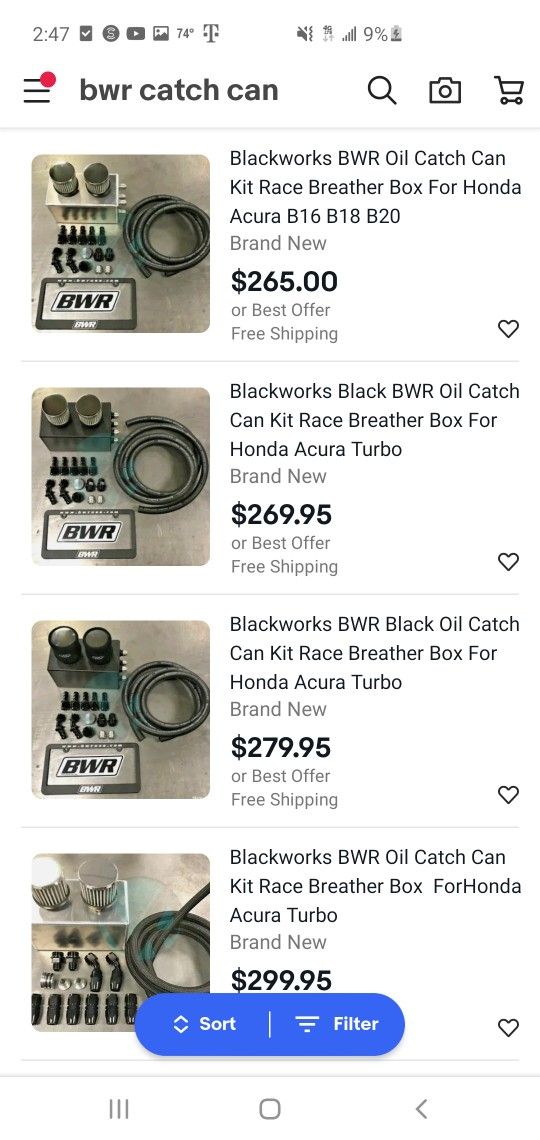 Bwr Catch Can