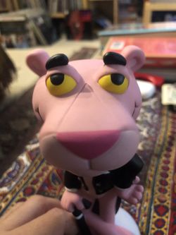 【FUNKO WACKY WOBBLE】 PINK PANTHER Funko Pink Panther Bobble-Head | #506388235