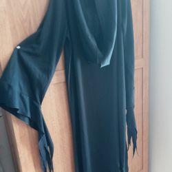 Black Hooded Gown Costume