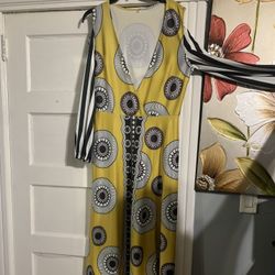 Yellow Pattern Dress