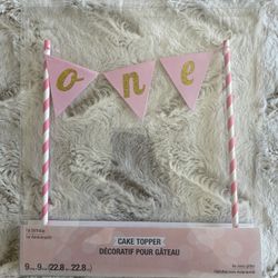 1st Birthday Cake Topper - Not Used 