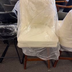 26.8 in. Light Gray High Back Solid Wood Frame Swivel Counter Height Bar Stool with Faux Leather Seat(Set of 2)