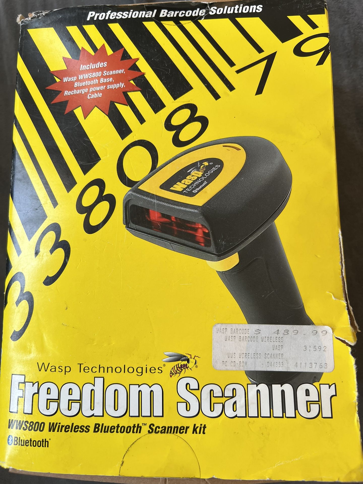 Wasp Freedom Scanner WWS800