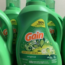 Gain Detergent ($9 Each)