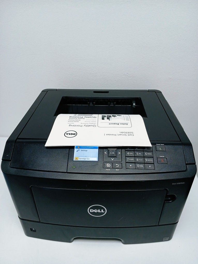 🟣Laser Printer DELL S2830dn 🟠  Prints Automatically Double-Sided🔴 Printing Speed Up To 40ppm🟡 USB 2.0🟢Network🔵Ethernet RJ-45