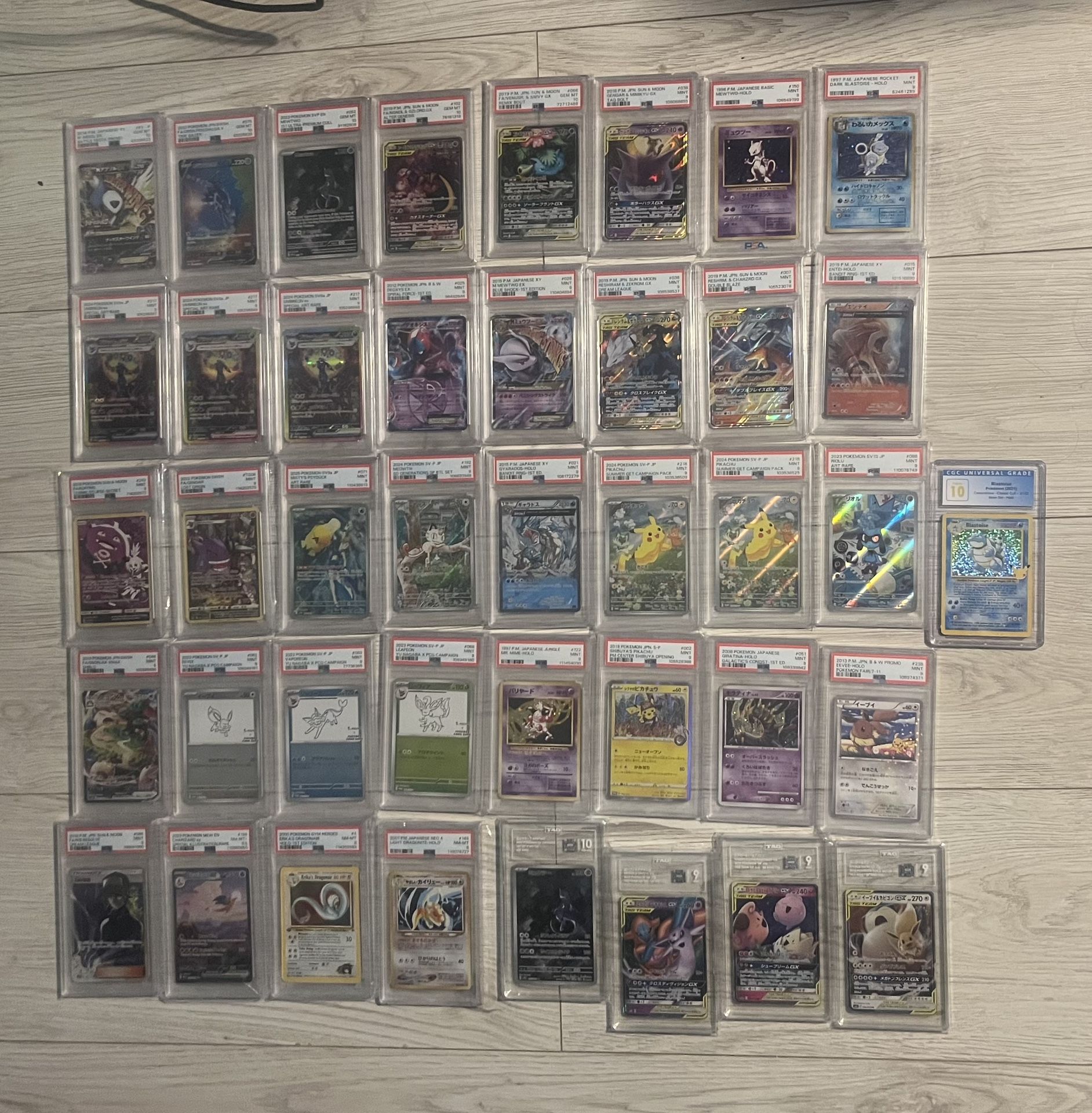 24 Pokemon Card Graded PSA TAG CGC Slabs Collection Bundle Lot