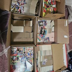 7 Boxes Of Baseball Cards 