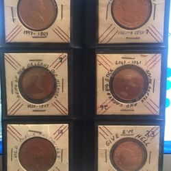 7 Vintage USA Presidential Coin Tokens
