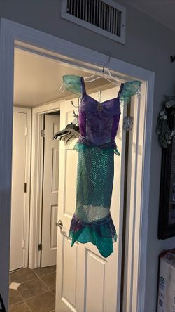 Disney Little Mermaid Ariel Dress W/Fins Sz. S