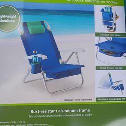 Backpack beach chair