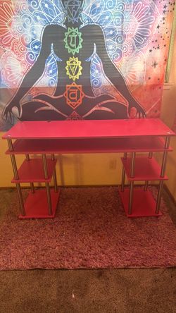 Pink dresser
