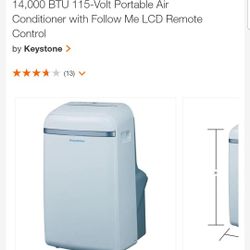 NEW portable air conditioner