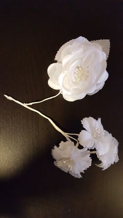 Set of two flowers Rose Groom suit men Boutonniere wedding accessories decor
