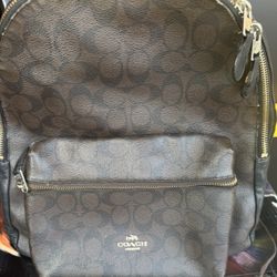 West Backpack In Signature Canvas It’s Used 