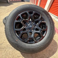 18s Ford F150 Expedition Black Oem Rims Rines Wheels and Tires 6x135