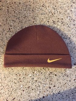 6-9 month Nike brown hat