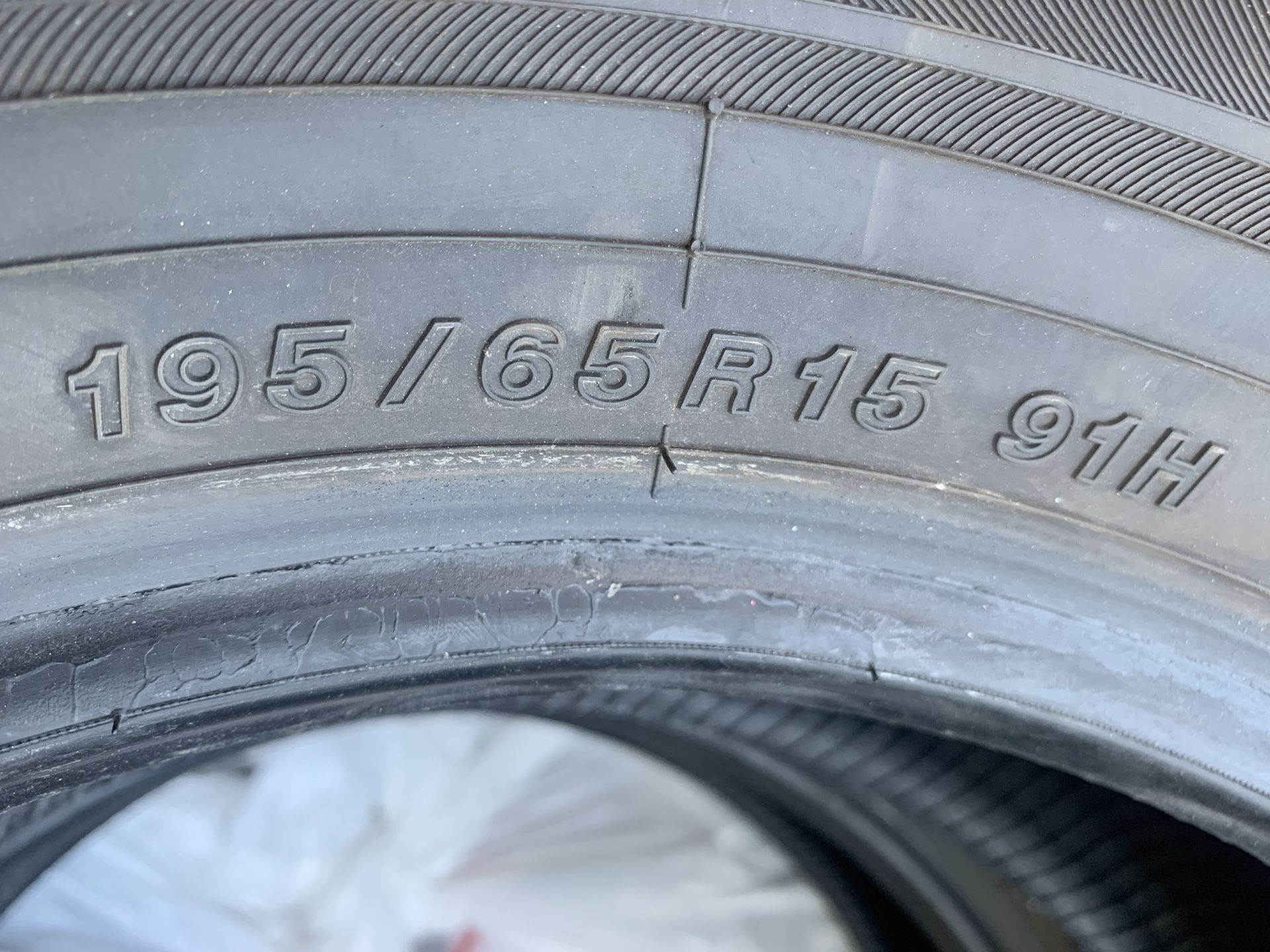 Yokohama Tires YK-GTX (like new), four 195/65R15 91H