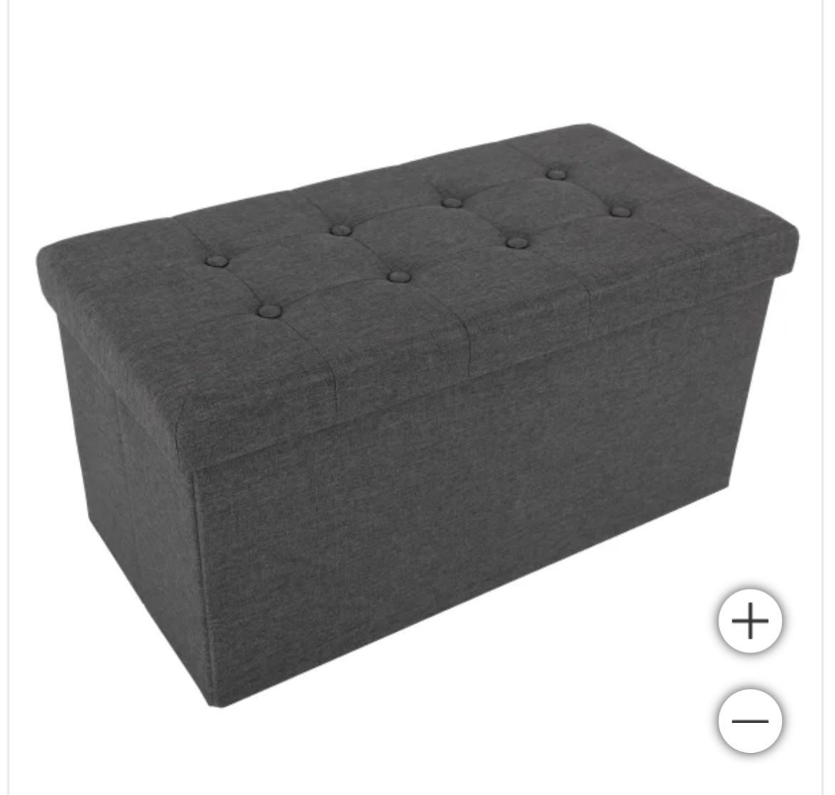 Foldable Storage Trunk/Bench 31.4”*15.7”*15.7”