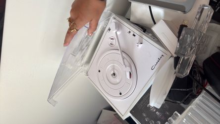 White Record Player