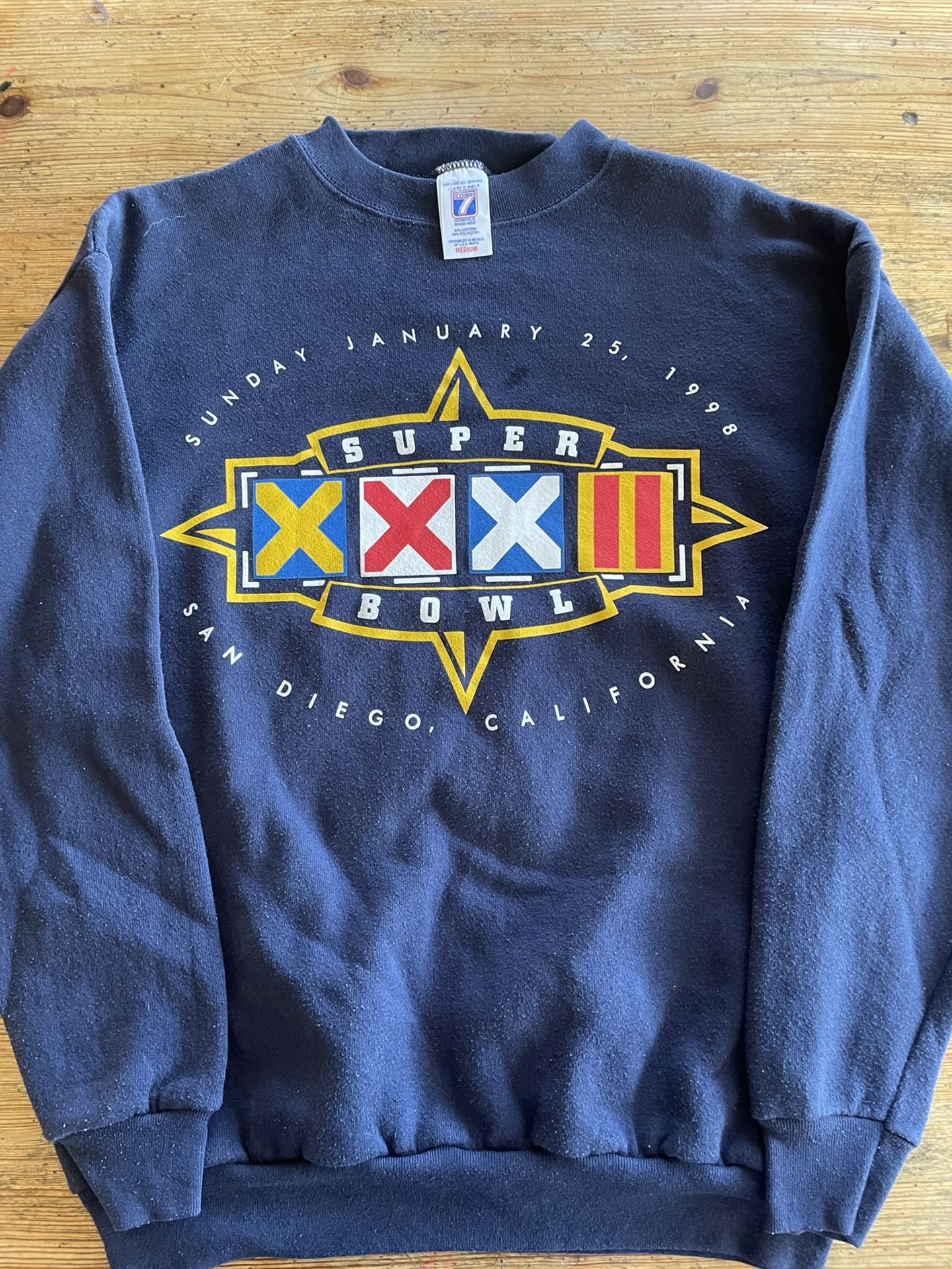 Vintage Logo 7 Supper Bowl In San Diego 1-25-1998 $60-OBO